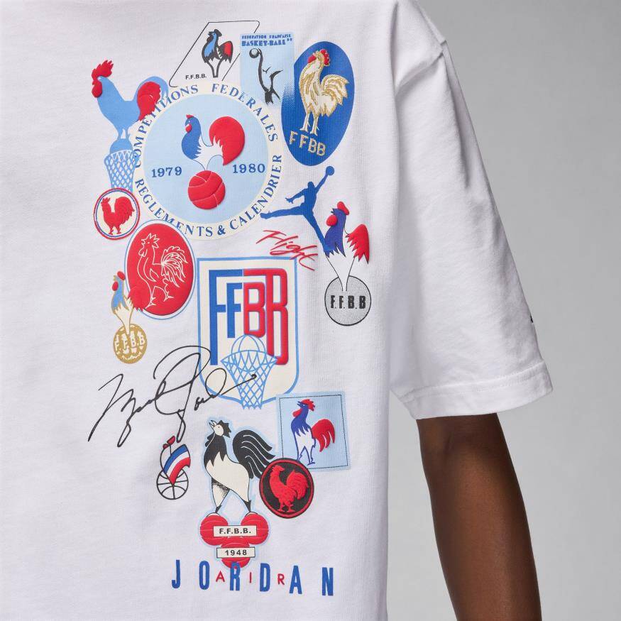 Jordan x Fédération Française De Basketball Erkek Tişört