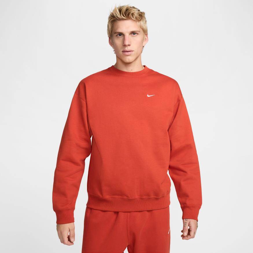 Nike swoosh fleece crew hotsell