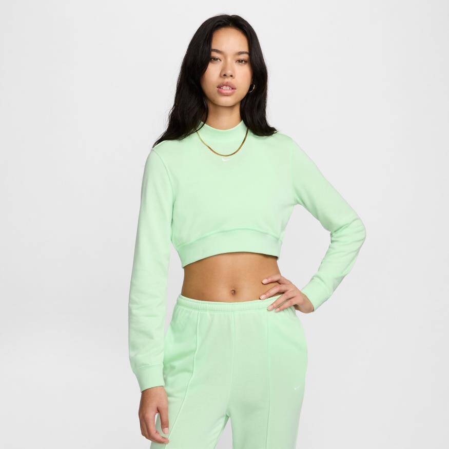 NSW Chill French Terry Crop Crew Kadın Sweatshirt