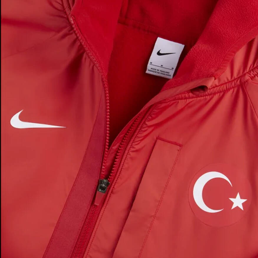 Türkiye Milli Takım 2024/25 Erkek Kırmızı Windrunner Yağmurluk