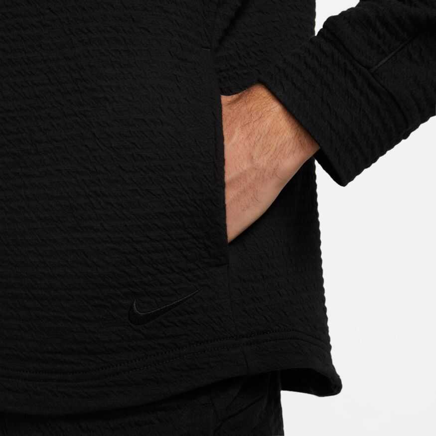 Nike Yoga Dri Fit Yoga Texture Knit Men's black sports Sweatshirt dv9879 -  Trendyol